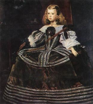 疊戈 羅德裡格斯 德 蓆爾瓦 委拉斯貴支 Portrait of the Infanta Margarita